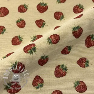 Tessuto decorativo GOBELIN premium Strawberry Sweet Joy