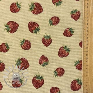 Tessuto decorativo GOBELIN premium Strawberry Sweet Joy