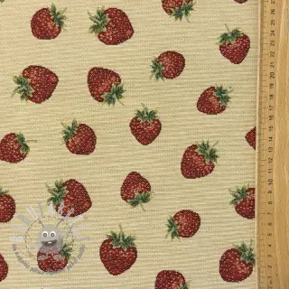 Tessuto decorativo GOBELIN premium Strawberry Sweet Joy