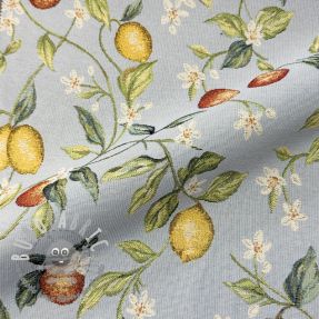 Tessuto decorativo GOBELIN premium Citrus Orange Lemon
