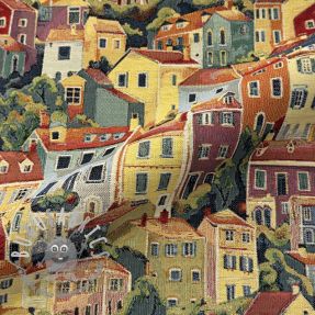 Tessuto decorativo GOBELIN premium Happy Siesta House