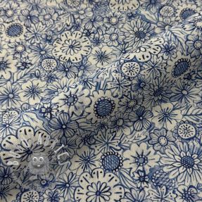Tessuto decorativo Linenlook Bloom Fully Mix digital print