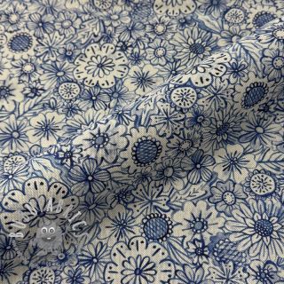 Tessuto decorativo Linenlook Bloom Fully Mix digital print