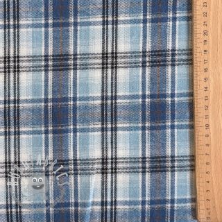 Scottish Check YARN DYED BRUSHED Ria