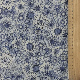 Tessuto decorativo Linenlook Bloom Fully Mix digital print