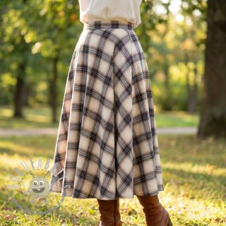 Tessuto di cotone YARN DYED BRUSHED Check Tim beige