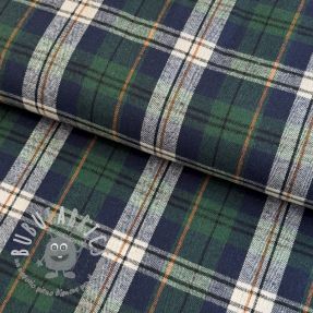 Scottish Check YARN DYED BRUSHED Atlas green
