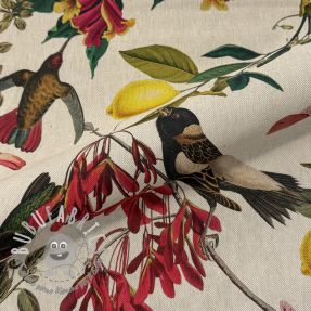 Tessuto decorativo Linenlook Lemon Tropic Artisan digital print