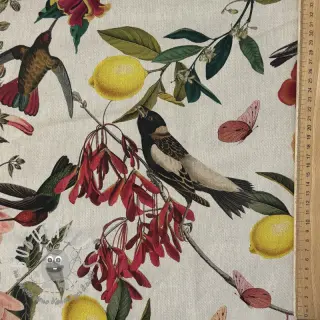 Tessuto decorativo Linenlook Lemon Tropic Artisan digital print