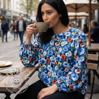 Viscosa RADIANCE Flower design A digital print