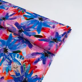 Viscosa ECOVERO Flowers design D digital print