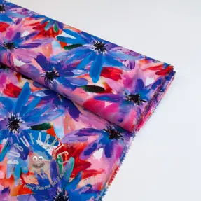 Viscosa ECOVERO Flowers design D digital print
