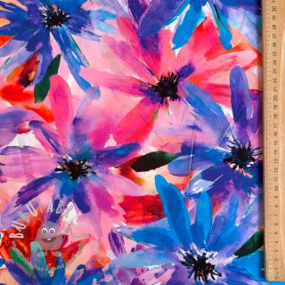 Viscosa ECOVERO Flowers design D digital print