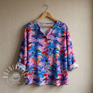 Viscosa ECOVERO Flowers design D digital print