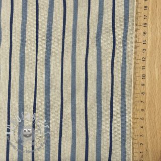 Tessuto decorativo Linenlook premium Wavy Art Stripe