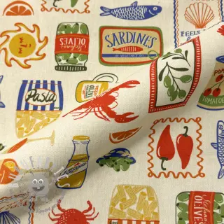 Tessuto decorativo Mediterranean Vibe digital print