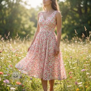 Viscosa RADIANCE Flowers Morene digital print