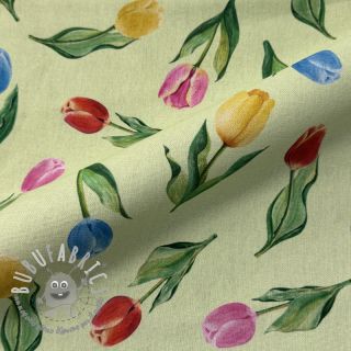 Tessuto decorativo Tulip Flower Field digital print