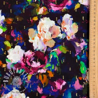 Viscosa LUREX Flower Tanja digital print