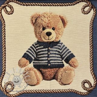 Tessuto decorativo GOBELIN PREMIUM Teddy Bear Nautic PANEL