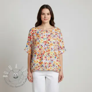 Viscosa RADIANCE Flowers Jaja digital print