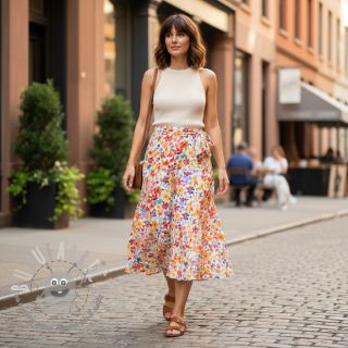 Viscosa RADIANCE Flowers Jaja digital print