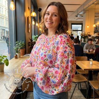 Viscosa RADIANCE Flowers Polly digital print