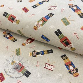 Tessuto decorativo Linenlook premium Nutcracker Candy Drum