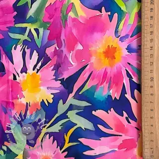 Viscosa SATIN Flowers Danna digital print