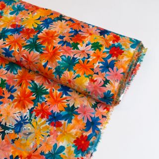 Viscosa ECOVERO Flowers design C digital print