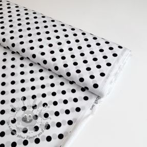Viscosa RADIANCE Polka dot white