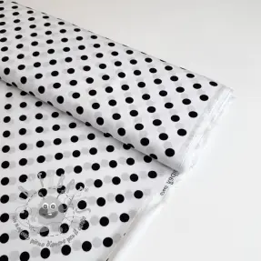 Viscosa RADIANCE Polka dot white