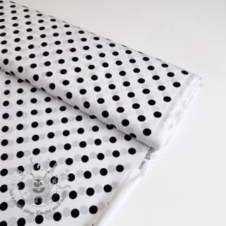 Viscosa RADIANCE Polka dot white