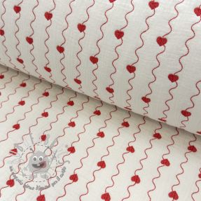 Mussola/Doppia garza STEPPED Heart