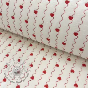 Mussola/Doppia garza STEPPED Heart