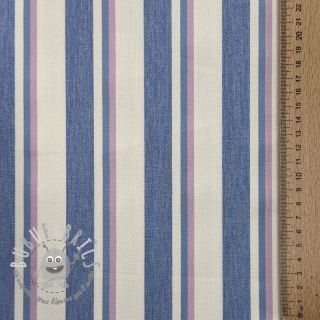 JEANS DENIM YARN DYED Stripe pink