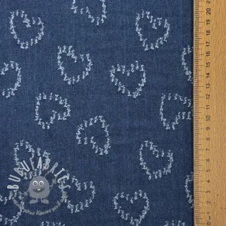 JEANS DENIM JACQUARD Hearts