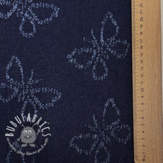 JEANS DENIM JACQUARD Butterflies