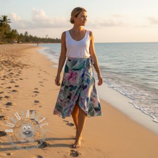 Viscosa RADIANCE Flower design C digital print