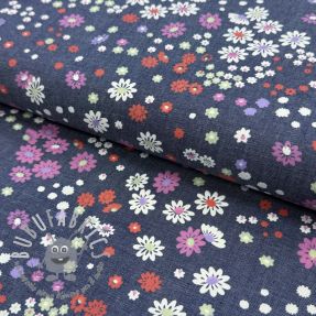 Tessuto di cotone JEANS Hearts