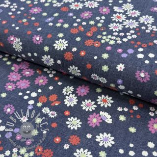 Tessuto di cotone JEANS Hearts