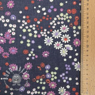 Tessuto di cotone JEANS Hearts