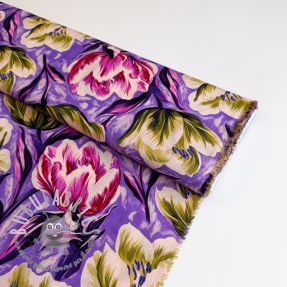 Viscosa ECOVERO Flowers design A digital print