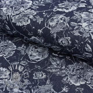 JEANS DENIM JACQUARD Flowie