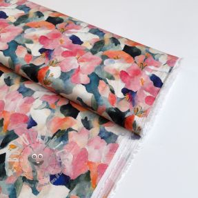 Viscosa SATIN Flowers Tora digital print