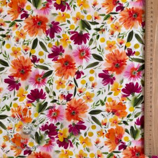 Viscosa STRETCH Flowers Sonja digital print