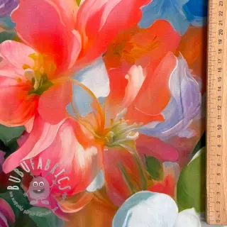 Viscosa RADIANCE Flower design B digital print