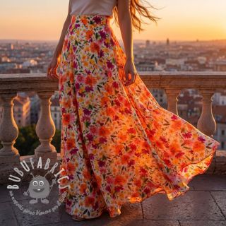 Viscosa STRETCH Flowers Sonja digital print