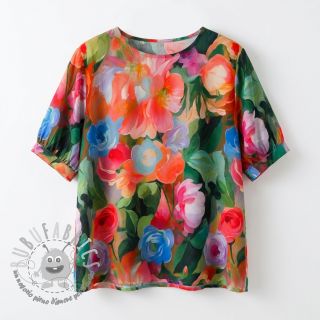 Viscosa RADIANCE Flower design B digital print