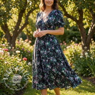 Viscosa RADIANCE Flowers Jamie digital print